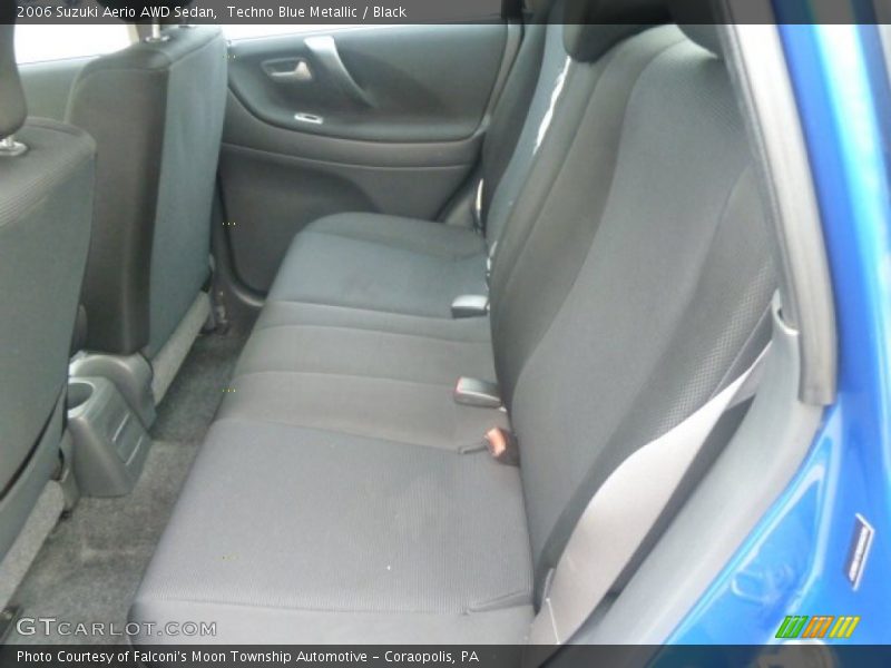 Techno Blue Metallic / Black 2006 Suzuki Aerio AWD Sedan