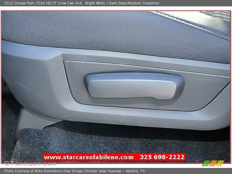 Bright White / Dark Slate/Medium Graystone 2012 Dodge Ram 3500 HD ST Crew Cab 4x4
