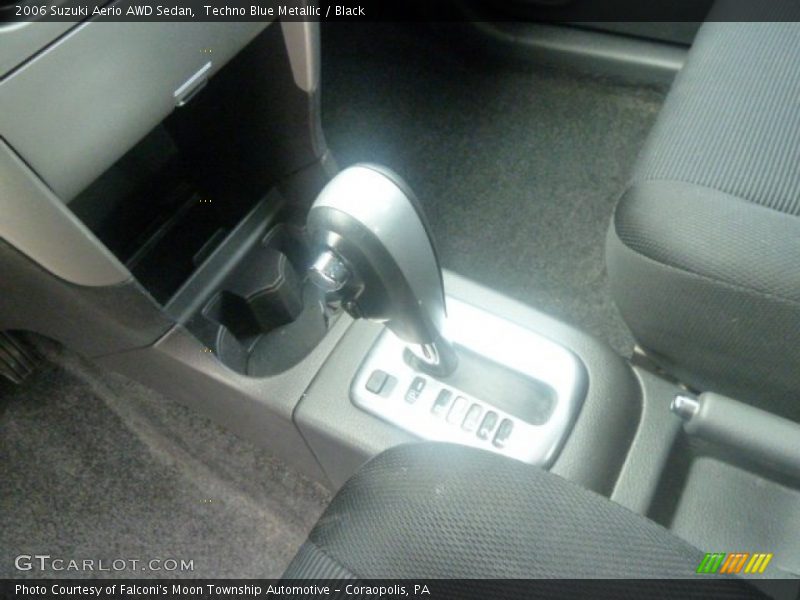 Techno Blue Metallic / Black 2006 Suzuki Aerio AWD Sedan