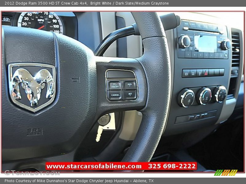 Bright White / Dark Slate/Medium Graystone 2012 Dodge Ram 3500 HD ST Crew Cab 4x4