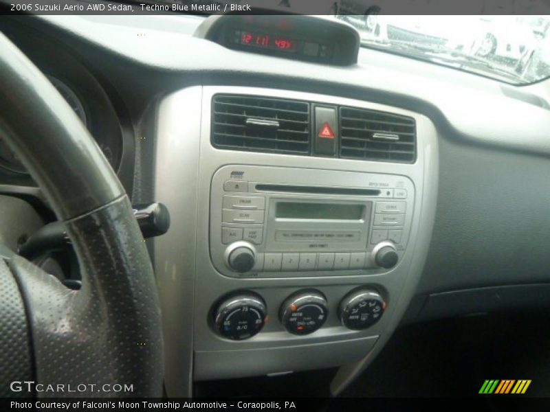 Techno Blue Metallic / Black 2006 Suzuki Aerio AWD Sedan