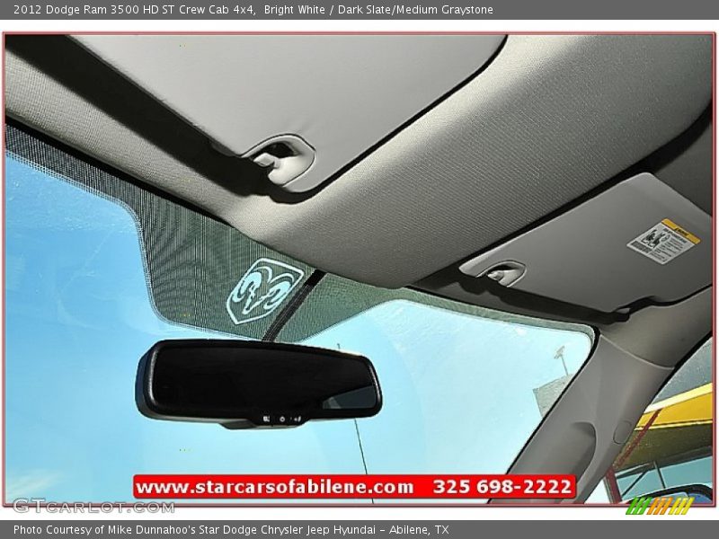 Bright White / Dark Slate/Medium Graystone 2012 Dodge Ram 3500 HD ST Crew Cab 4x4