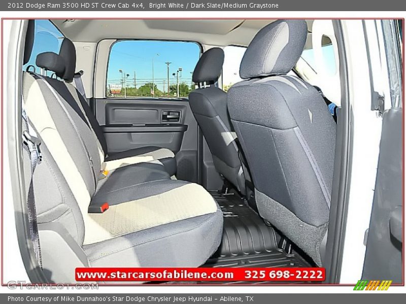 Bright White / Dark Slate/Medium Graystone 2012 Dodge Ram 3500 HD ST Crew Cab 4x4