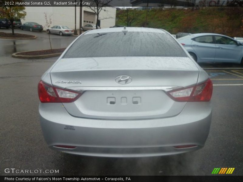 Radiant Silver / Gray 2012 Hyundai Sonata GLS