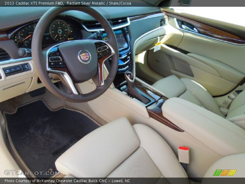 Radiant Silver Metallic / Shale/Cocoa 2013 Cadillac XTS Premium FWD