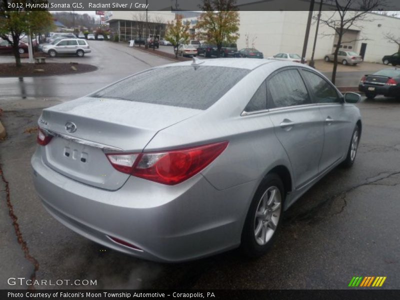 Radiant Silver / Gray 2012 Hyundai Sonata GLS