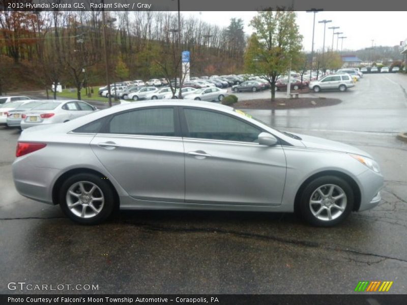 Radiant Silver / Gray 2012 Hyundai Sonata GLS