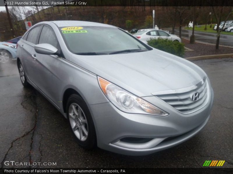 Radiant Silver / Gray 2012 Hyundai Sonata GLS