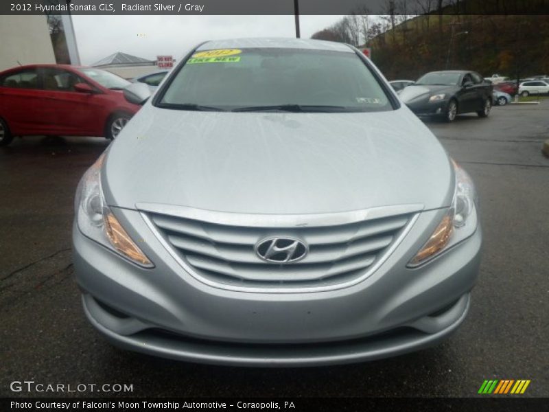Radiant Silver / Gray 2012 Hyundai Sonata GLS