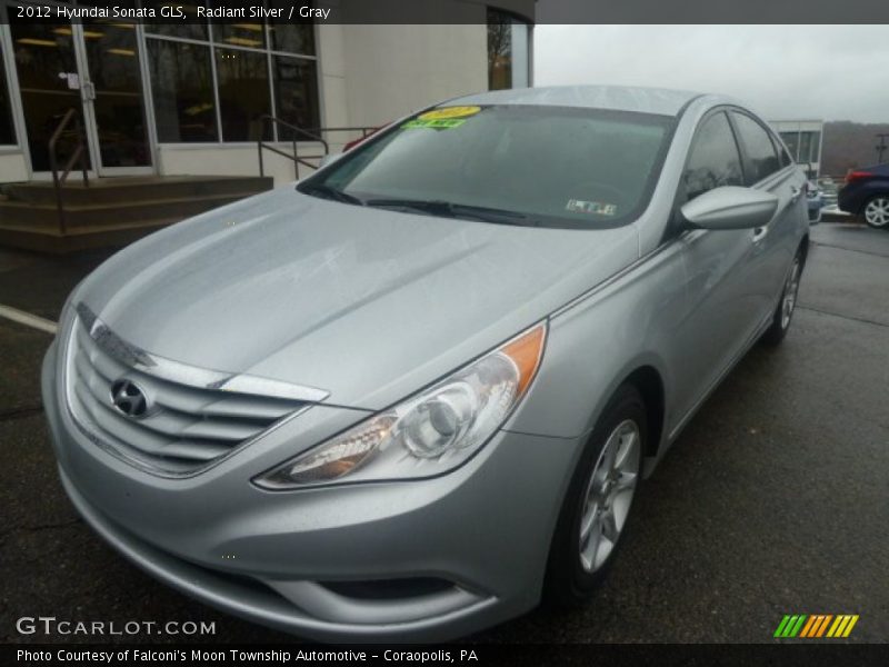 Radiant Silver / Gray 2012 Hyundai Sonata GLS