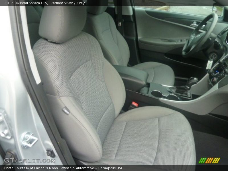 Radiant Silver / Gray 2012 Hyundai Sonata GLS