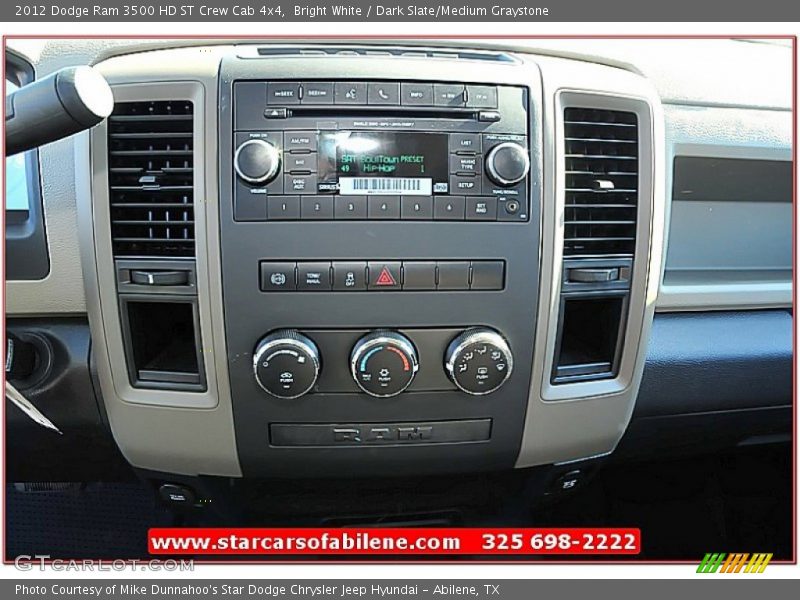 Bright White / Dark Slate/Medium Graystone 2012 Dodge Ram 3500 HD ST Crew Cab 4x4