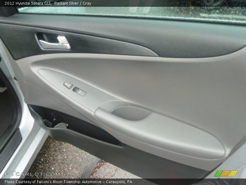 Radiant Silver / Gray 2012 Hyundai Sonata GLS