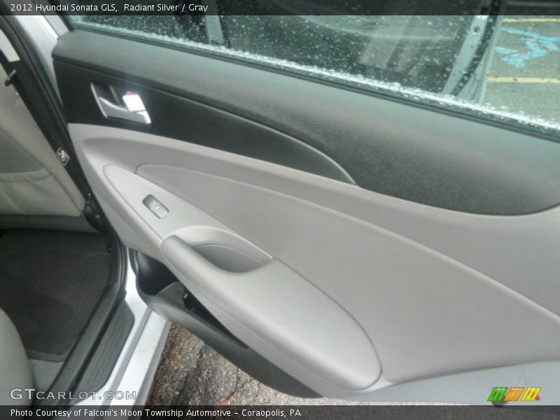 Radiant Silver / Gray 2012 Hyundai Sonata GLS