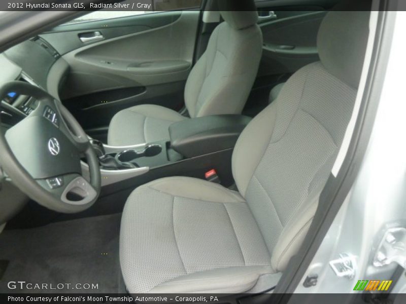 Radiant Silver / Gray 2012 Hyundai Sonata GLS