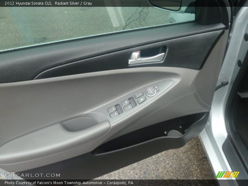 Radiant Silver / Gray 2012 Hyundai Sonata GLS