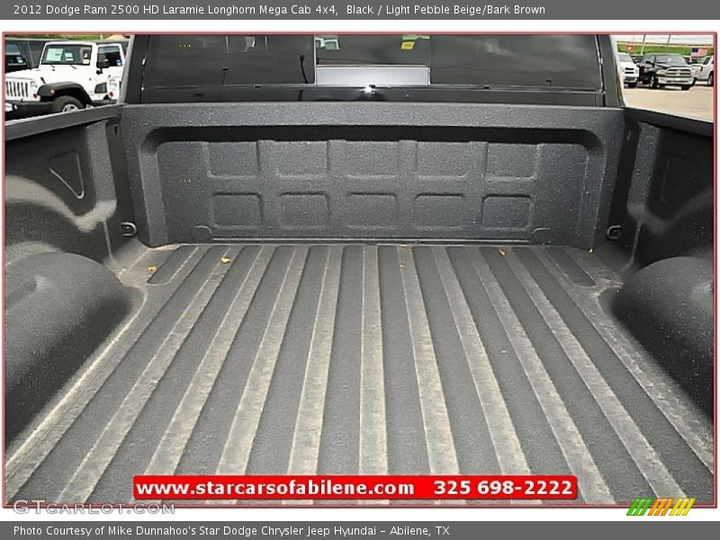 Black / Light Pebble Beige/Bark Brown 2012 Dodge Ram 2500 HD Laramie Longhorn Mega Cab 4x4