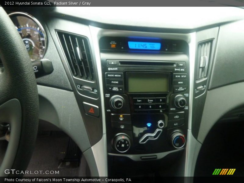 Radiant Silver / Gray 2012 Hyundai Sonata GLS