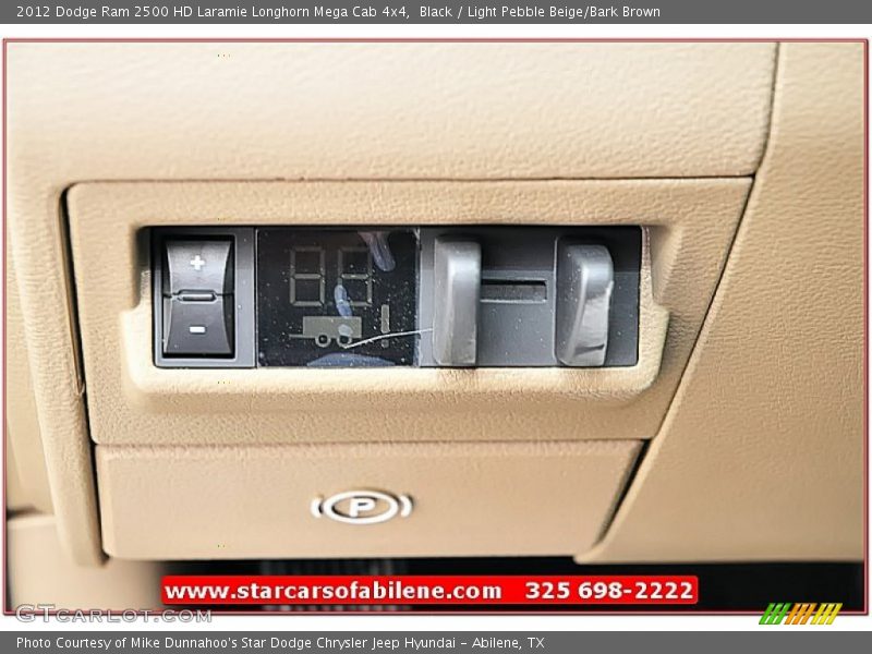 Black / Light Pebble Beige/Bark Brown 2012 Dodge Ram 2500 HD Laramie Longhorn Mega Cab 4x4