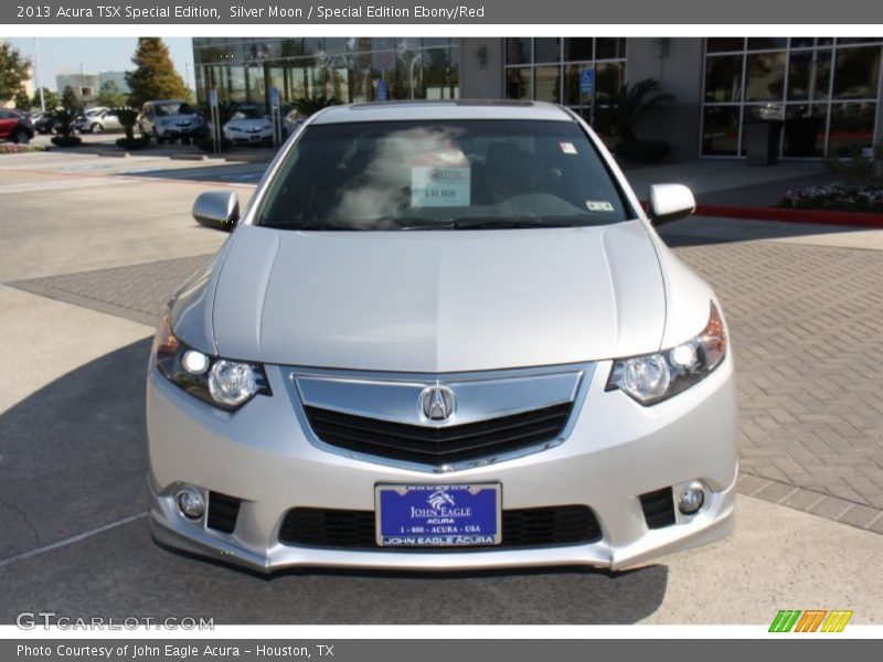 Silver Moon / Special Edition Ebony/Red 2013 Acura TSX Special Edition