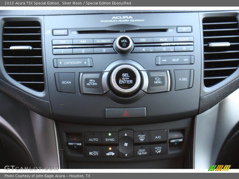 Controls of 2013 TSX Special Edition