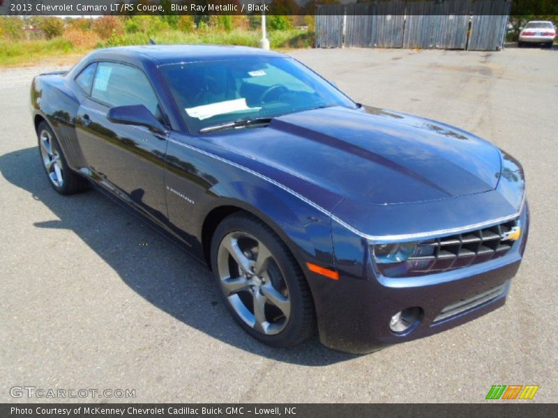 Blue Ray Metallic / Black 2013 Chevrolet Camaro LT/RS Coupe
