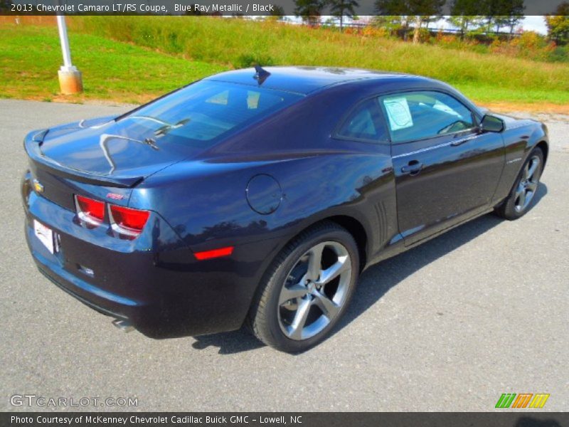 Blue Ray Metallic / Black 2013 Chevrolet Camaro LT/RS Coupe