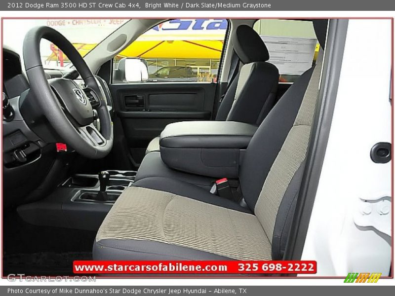 Bright White / Dark Slate/Medium Graystone 2012 Dodge Ram 3500 HD ST Crew Cab 4x4