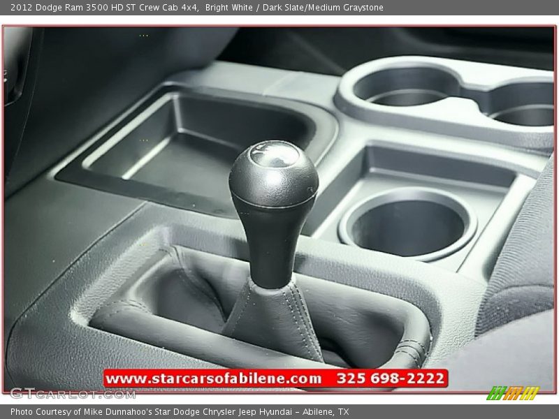 Bright White / Dark Slate/Medium Graystone 2012 Dodge Ram 3500 HD ST Crew Cab 4x4