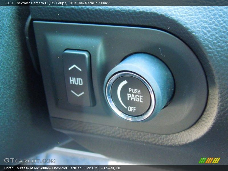 Controls of 2013 Camaro LT/RS Coupe