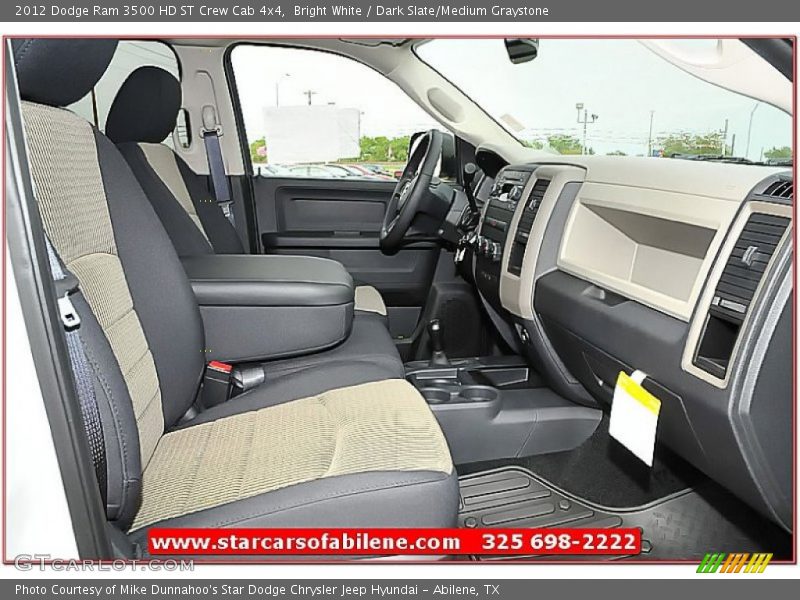 Bright White / Dark Slate/Medium Graystone 2012 Dodge Ram 3500 HD ST Crew Cab 4x4