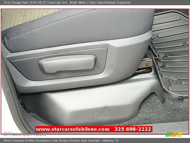 Bright White / Dark Slate/Medium Graystone 2012 Dodge Ram 3500 HD ST Crew Cab 4x4