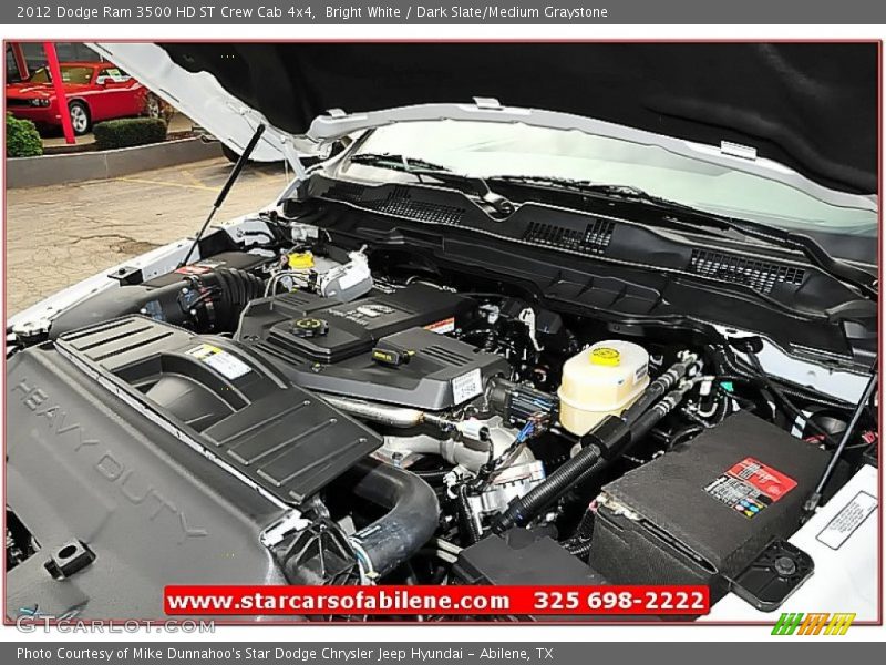 Bright White / Dark Slate/Medium Graystone 2012 Dodge Ram 3500 HD ST Crew Cab 4x4