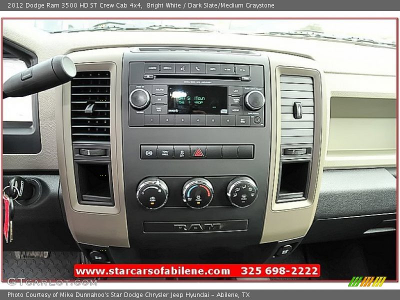 Bright White / Dark Slate/Medium Graystone 2012 Dodge Ram 3500 HD ST Crew Cab 4x4