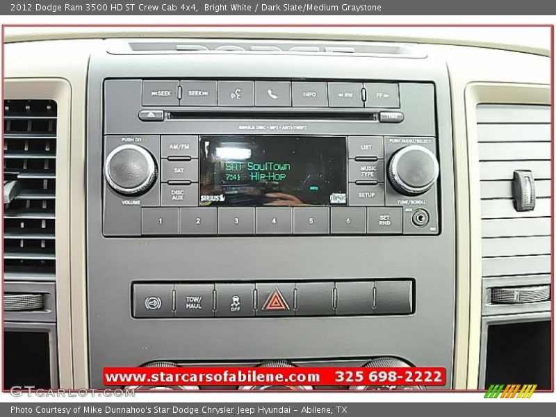 Bright White / Dark Slate/Medium Graystone 2012 Dodge Ram 3500 HD ST Crew Cab 4x4
