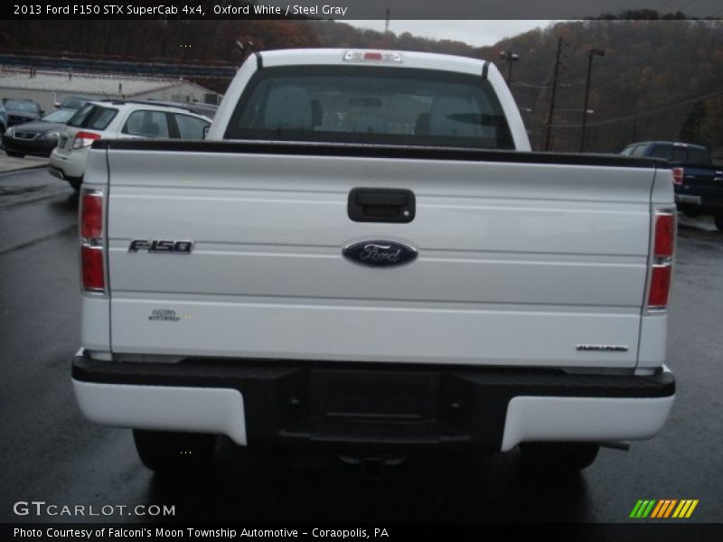 Oxford White / Steel Gray 2013 Ford F150 STX SuperCab 4x4