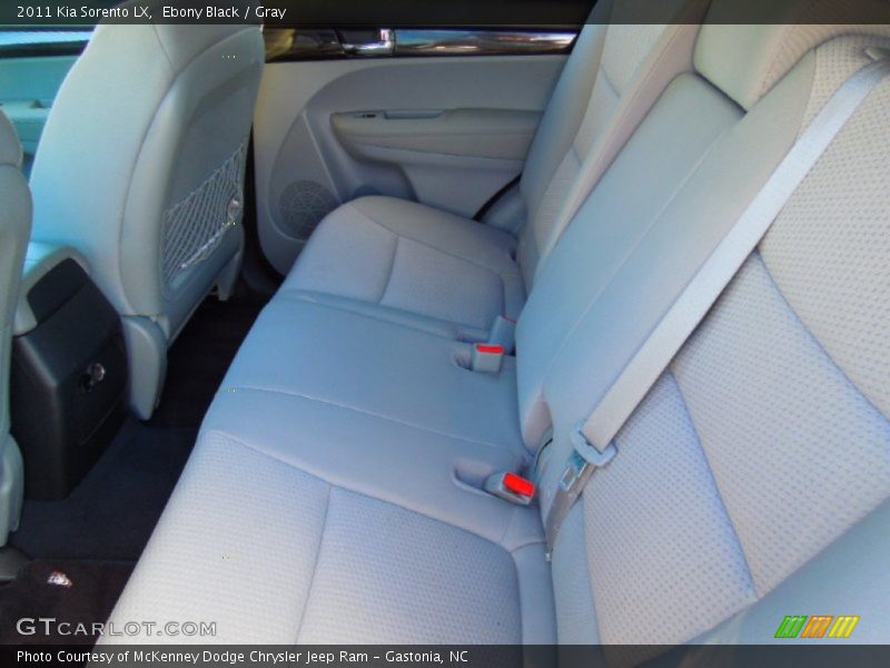 Ebony Black / Gray 2011 Kia Sorento LX