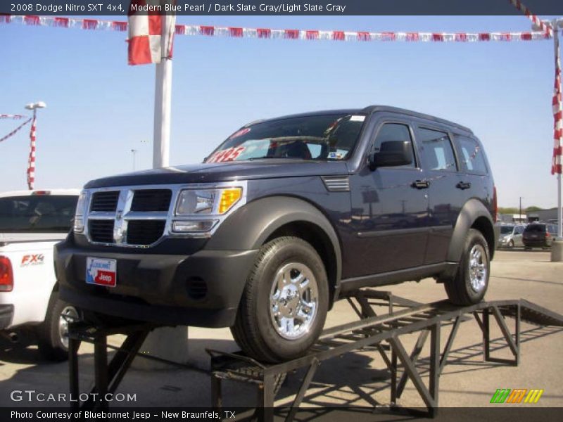 Modern Blue Pearl / Dark Slate Gray/Light Slate Gray 2008 Dodge Nitro SXT 4x4