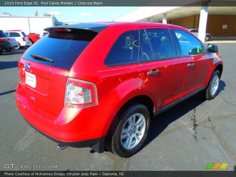 Red Candy Metallic / Charcoal Black 2010 Ford Edge SE