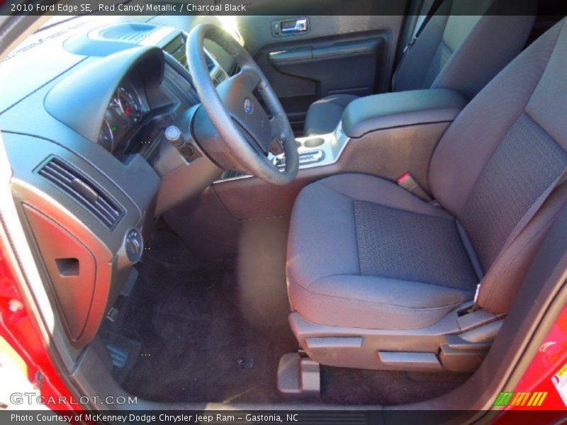 Red Candy Metallic / Charcoal Black 2010 Ford Edge SE