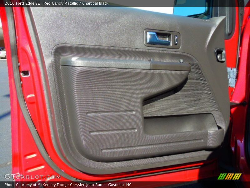 Red Candy Metallic / Charcoal Black 2010 Ford Edge SE
