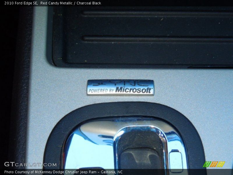 Red Candy Metallic / Charcoal Black 2010 Ford Edge SE
