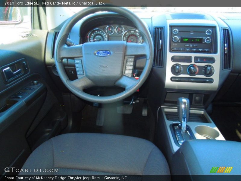 Red Candy Metallic / Charcoal Black 2010 Ford Edge SE