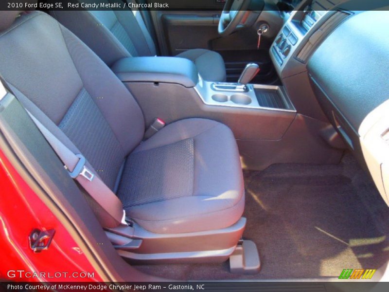 Red Candy Metallic / Charcoal Black 2010 Ford Edge SE