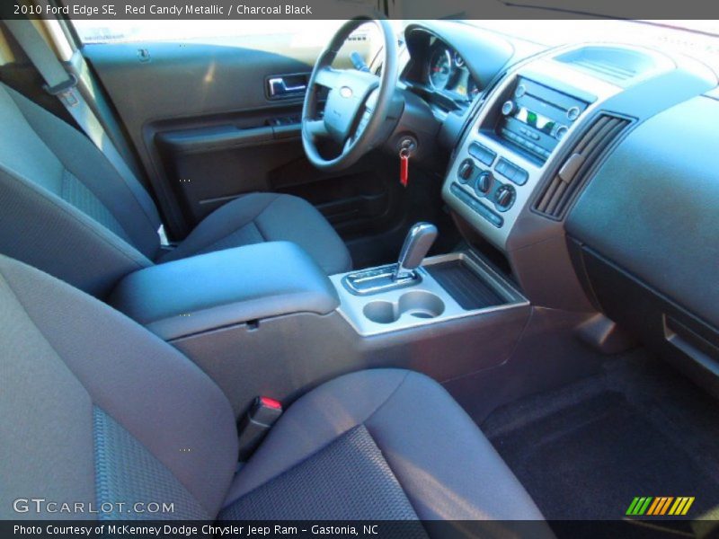 Red Candy Metallic / Charcoal Black 2010 Ford Edge SE