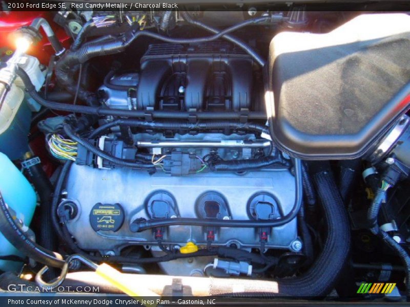 Red Candy Metallic / Charcoal Black 2010 Ford Edge SE