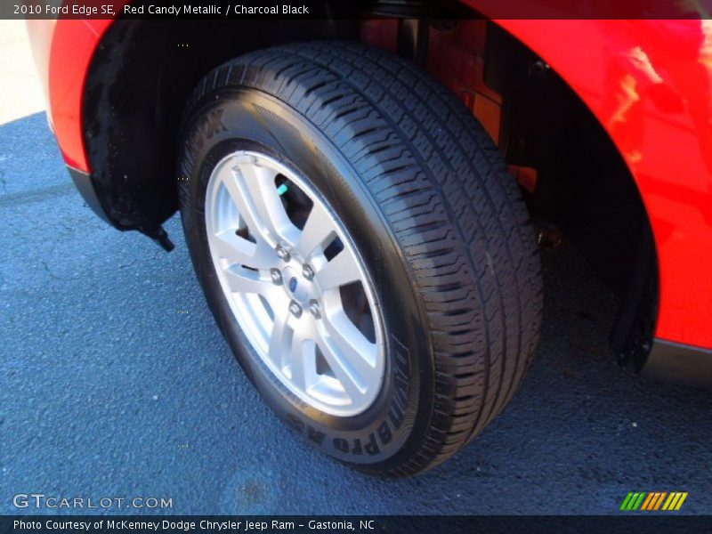 Red Candy Metallic / Charcoal Black 2010 Ford Edge SE