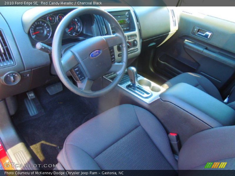 Red Candy Metallic / Charcoal Black 2010 Ford Edge SE