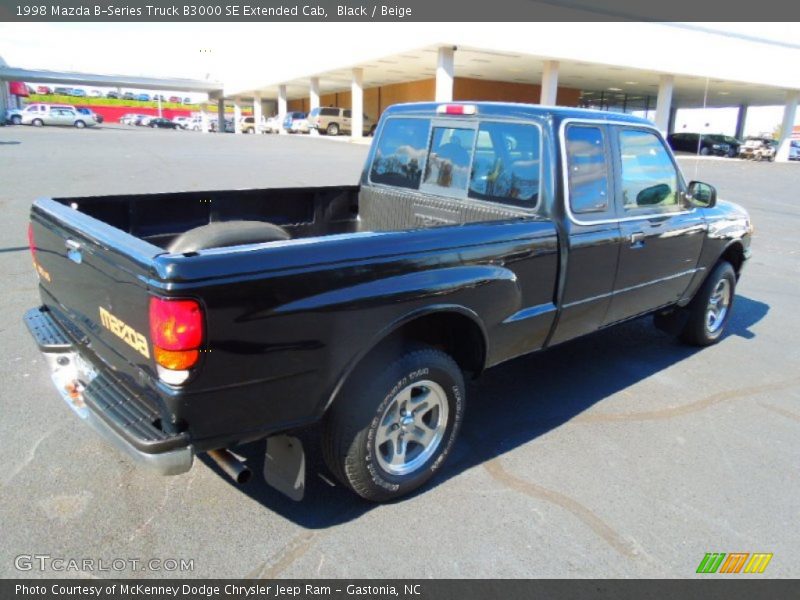 Black / Beige 1998 Mazda B-Series Truck B3000 SE Extended Cab