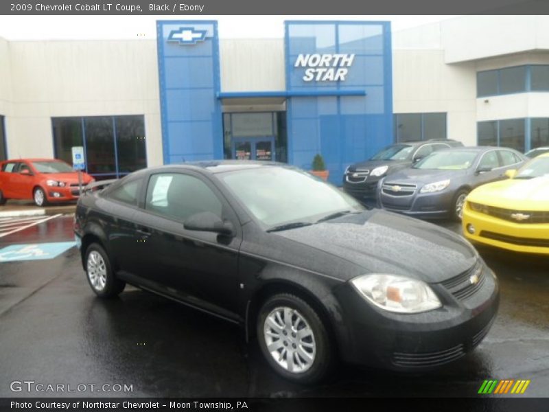 Black / Ebony 2009 Chevrolet Cobalt LT Coupe